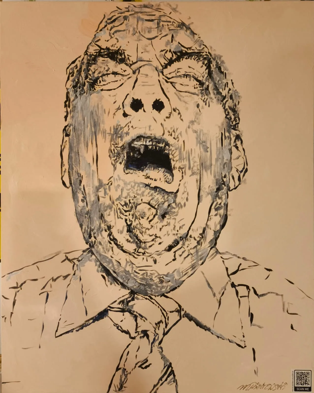 Der Höhepunkt — Acryl auf Leinwand, Kleinformat